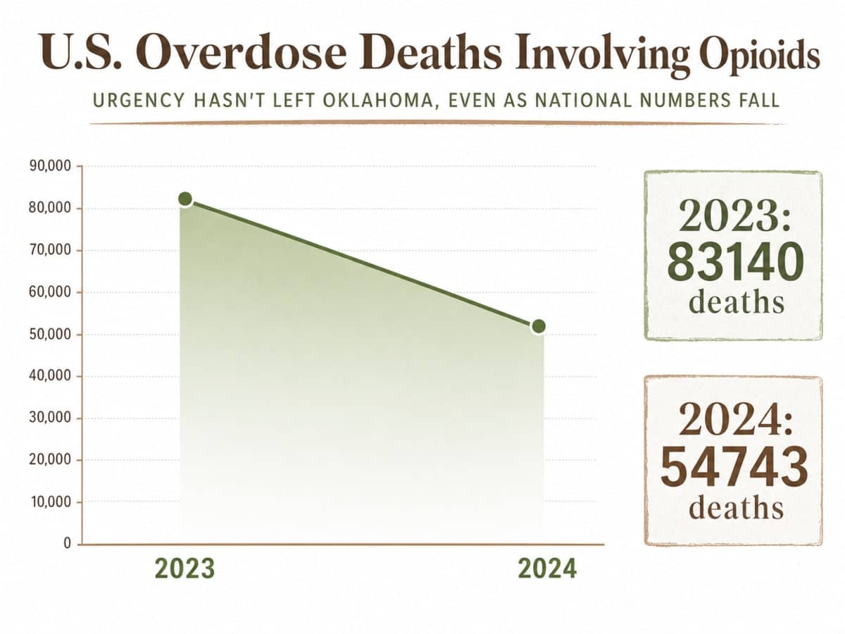 Chart showing U.S. Overdose Deaths Involving Opioids