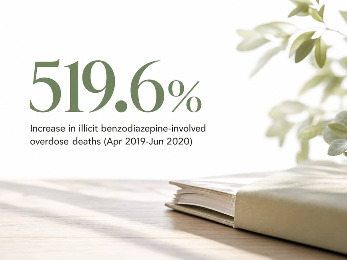 Infographic showing Percentage of US adults reporting benzodiazepine misuse