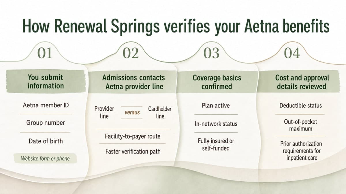 Visualize the four-step verification workflow explained in this section so readers can see the process at a glance
