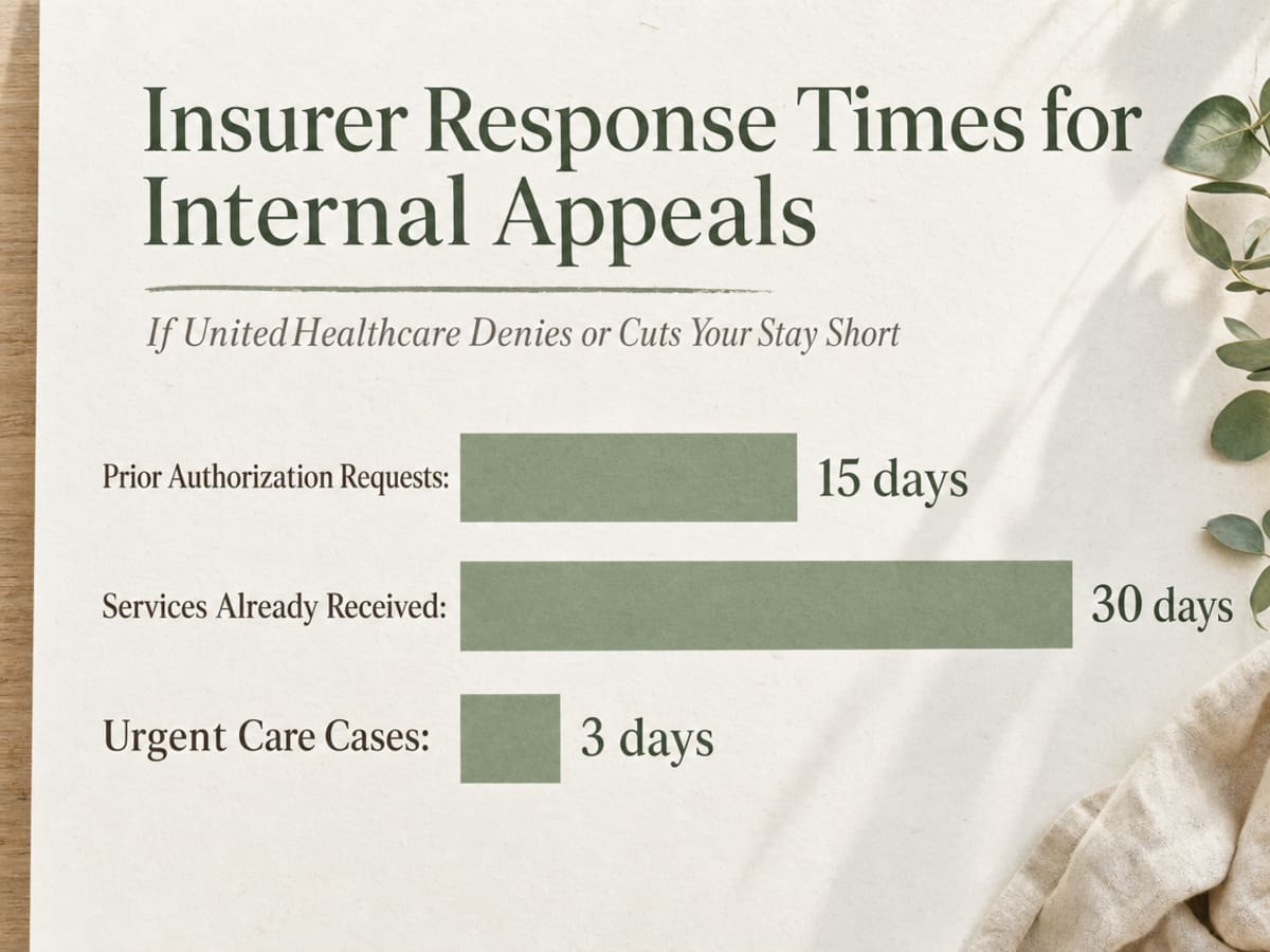 Chart showing Insurer Response Times for Internal Appeals